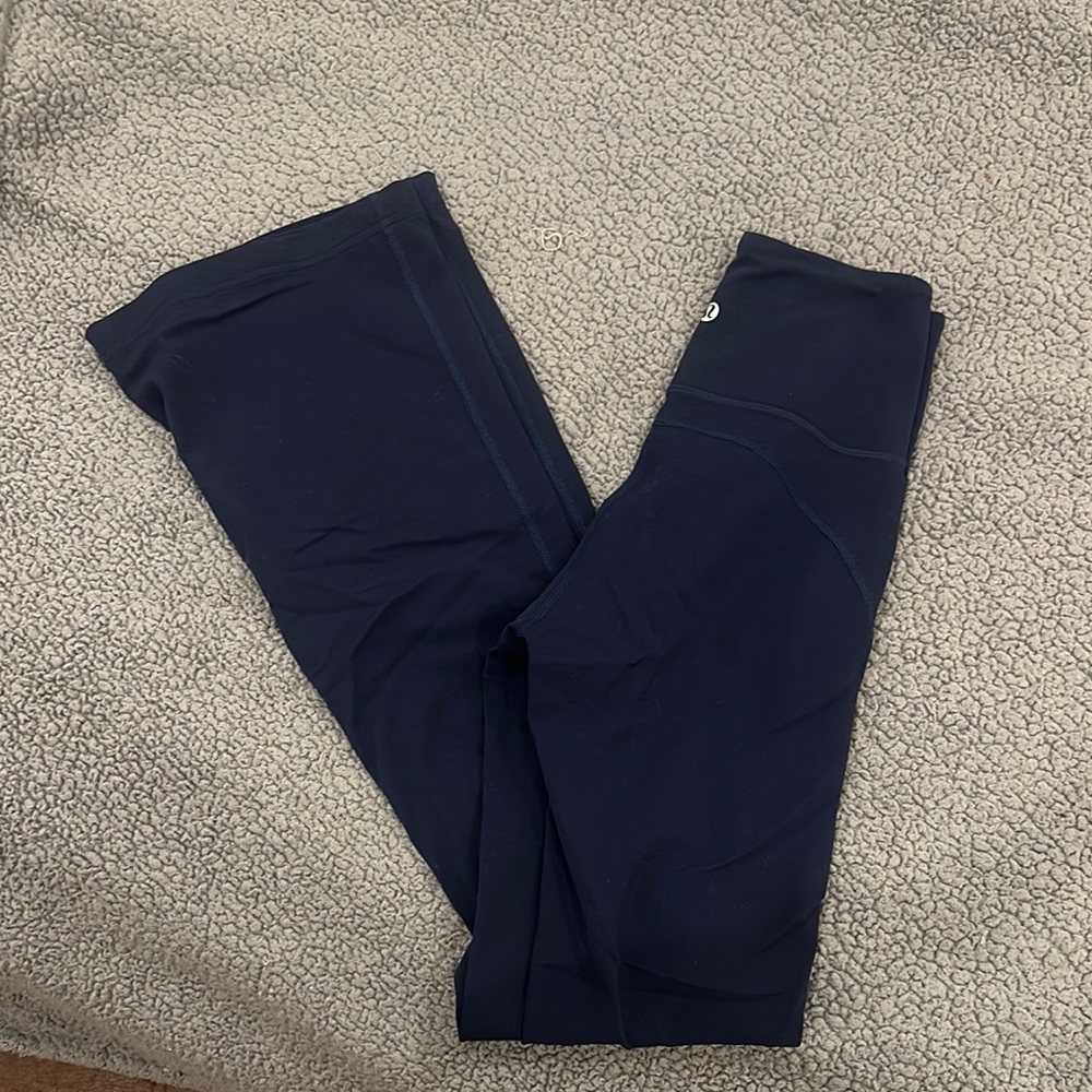 Lululemon Navy Flare leggings